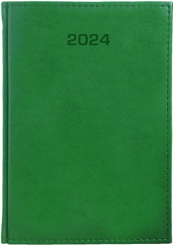 Kalendarz 2024 dzienny A4 Vivella zielony
