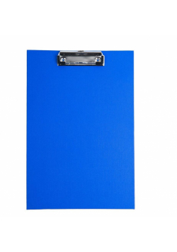 Deska A5 PVC z klipsem niebieska D.RECT