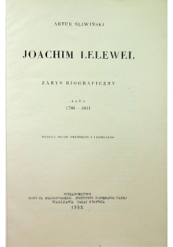 Joachim Lelewel 1932 r.