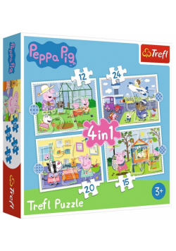 Puzzle 4w1 Wspomnienia z wakacji TREFL
