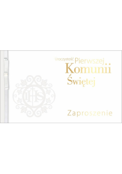 Zaproszenie PMZ-061 Komunia (5 szt.)