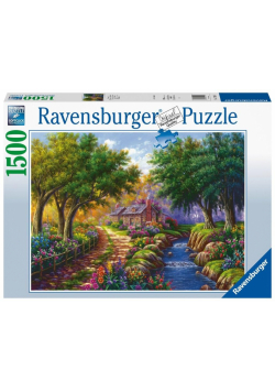 Puzzle 1500 Chatka nad rzeką