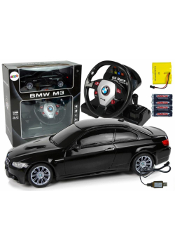 Auto zdalnie sterowane BMW M3 czarne