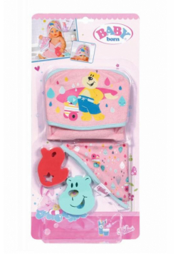 Baby born - Bath Hooded towel Set