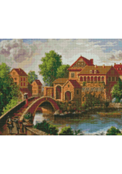 Diamentowa mozaika - Prowincja włoska 40x50cm