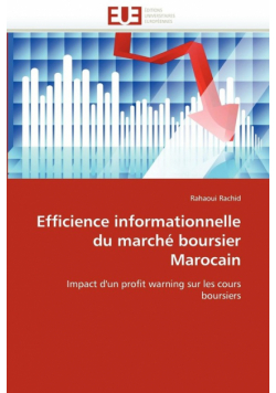 Efficience informationnelle du marché boursier marocain