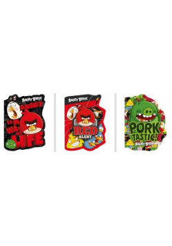 Notes kształtowy A6 Angry Birds (15szt) DERFORM