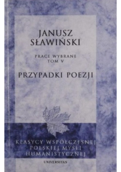 Przypadki poezji, Tom V