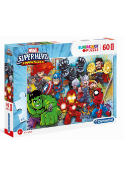 Puzzle 60 Super Kolor Superhero maxi