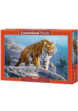 Puzzle 500 Tygrys na skłach CASTOR