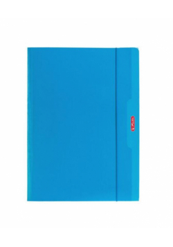 Teczka A4 z gumką Color Blocking niebieska