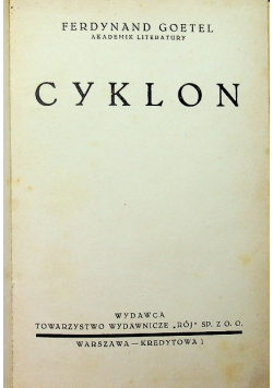 Cyklon 1939 r.