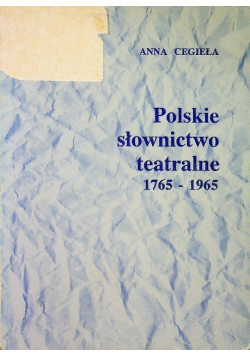 Polskie słownictwo teatralne