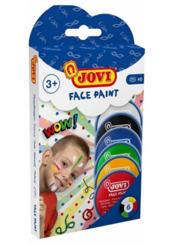 Farby do malowania twarzy 6 kolorów JOVI