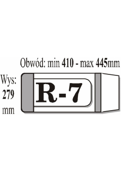 Okładka książkowa regulowana R7 (50szt) IKS
