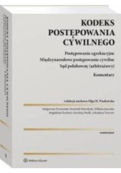 Kodeks postępowania cywilnego Postępowanie egzekucyjne Międzynarodowe postępowanie cywilne
