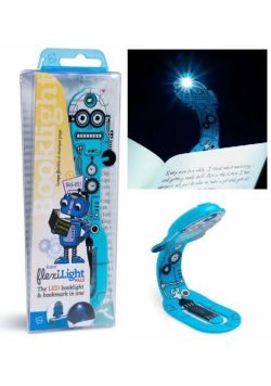 Flexilight Pals Robot Blue - Lampka do książki