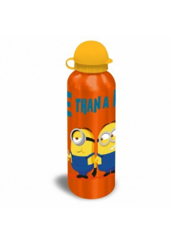Bidon Aluminiowy, Minionki, Pomarańczowy, 500 ml