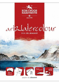 Blok akwarelowy artwatercolour A5 12 kartek 300G.