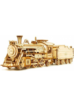 Robotime Drewniane Puzzle 3D Lokomotywa