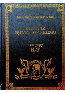 Słownik Języka Polskiego Tom 5 Reprint z  1859 r.