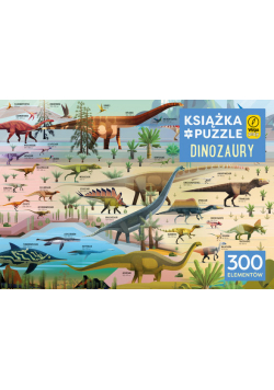 Książka i puzzle Dinozaury