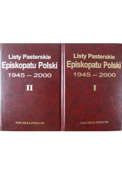 Listy Pasterskie Episkopatu Polski 1945 2000 Część I i II