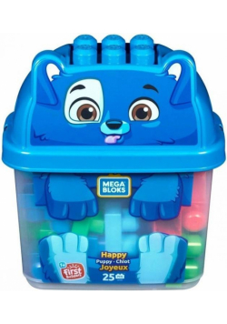 Mega Bloks. Wesoły piesek z klockami