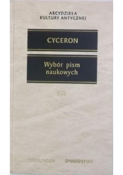 Cyceron Wybór pism naukowych