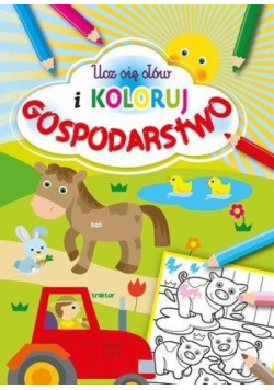 Ucz się słów i koloruj. Gospodarstwo