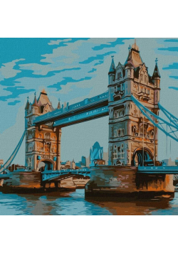 Malowanie po numerach - Tower Bridge 50x50cm