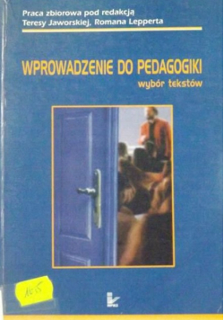 Wprowadzenie do pedagogiki