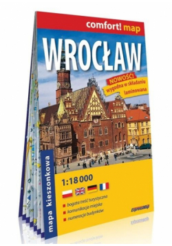 Comfort! map Wrocław 1:18 000 mapa MINI
