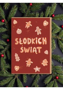 Karnet - Słodkich Świąt