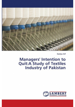 Managers' Intention to Quit