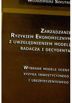 Zarządzanie Ryzykiem Ekonomicznym Szkutnik