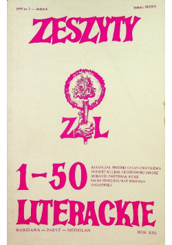 Zeszyty literackie 1 - 50 rok XIII