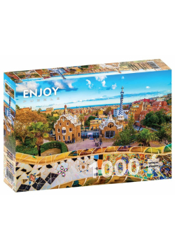 Puzzle 1000 Park Gell/Barcelona/Hiszpania