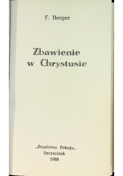 Zbawienie w Chrystusie