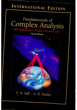 Fundamentals of Complex Analysis with Applications to Engineering