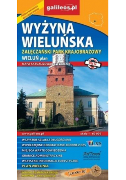 Mapa turystyczna - Wyżyna Wieluńska 1:60 000