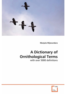 A Dictionary of Ornithological Terms