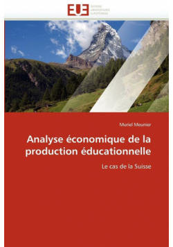 Analyse économique de la production éducationnelle