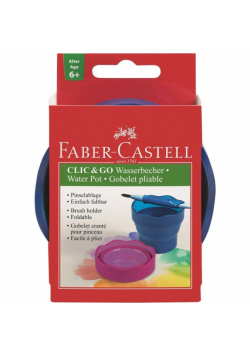 Pojemnik na wodę Click&Go niebieski FABER CASTELL