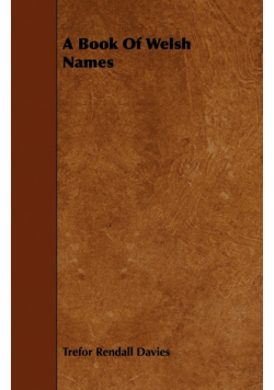 A Book Of Welsh Names