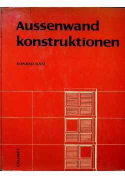 Aussenwand konstruktionen