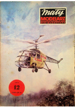 Mały modelarz nr 12  / 1975 Śmigłowiec BŻ- 4 Żuk