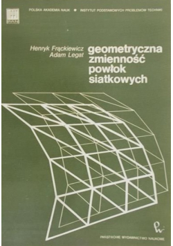 Geometryczna zmienność powłok siatkowych