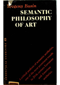 Semantic Philosophy of Art