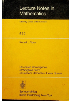 Stochastic Convergence of Weighted Sums of Random Elements in Linear Spaces